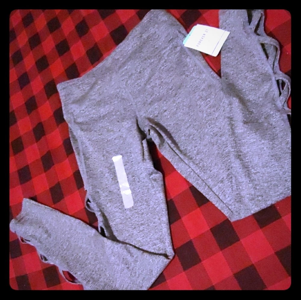 Forever 21 leggings gray